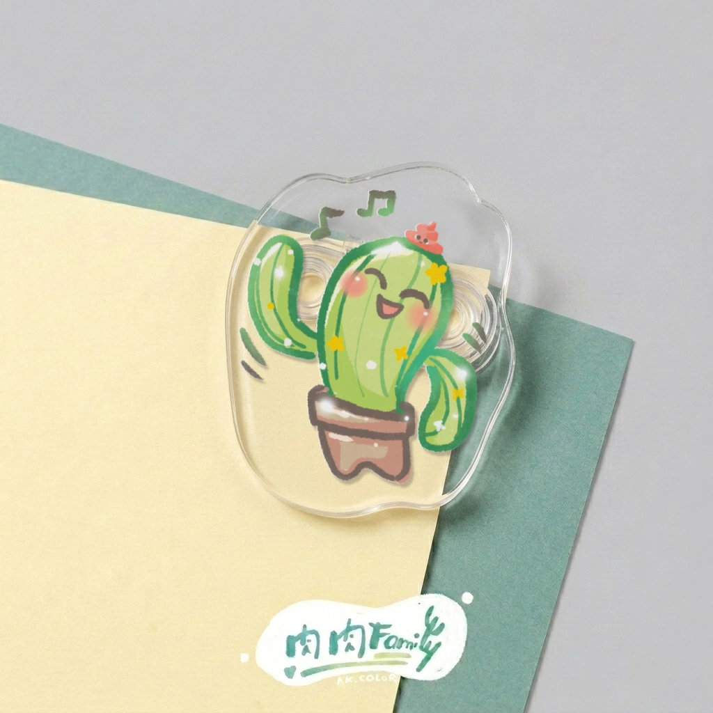 肉肉 Family — Stationery Clip Mockup